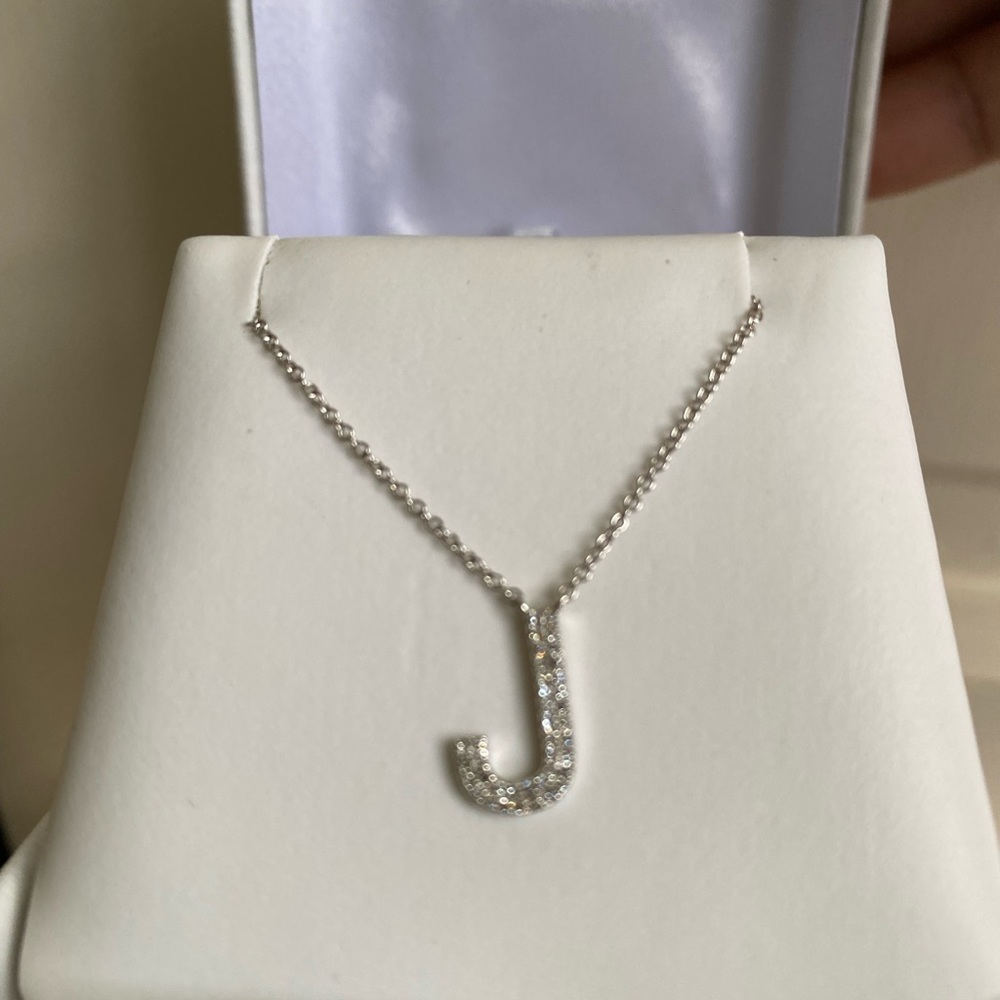 Necklace with J